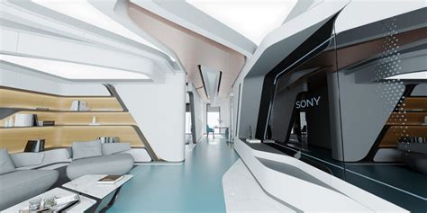 futuristic TV | Interior Design Ideas