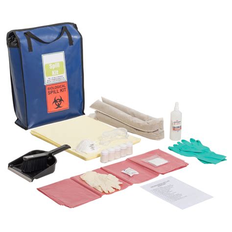 100L Biological Spill Kit complete with Blue PVC Bag