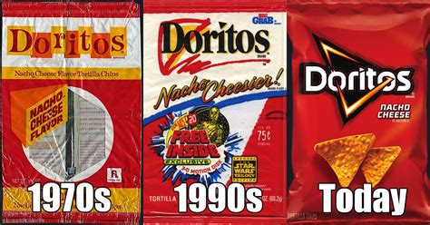 Here's how 7 chip brands have changed since we were kids | Doritos, Chips brands, Vintage food ...