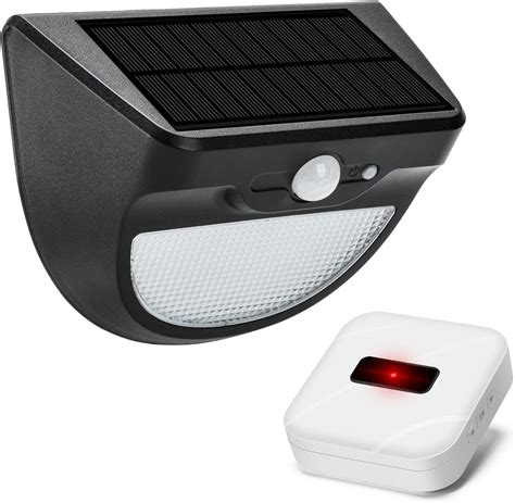 Solar Wireless Driveway Alarm, Briidea Driveway Alarms Wireless Outside ...