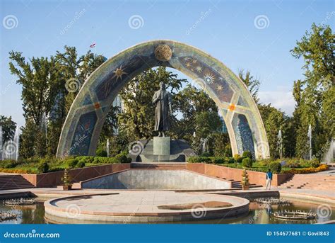 Statue of the Famous Persian Poet Rudaki in Rudaki Park Stock Image - Image of destinations ...