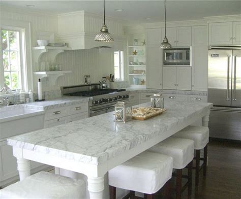 Our Dream Carrara Marble Kitchens | Pumpernickel & Rye