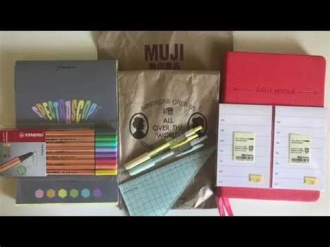 Back to College - Stationery Haul and Review(Muji, Flying Tiger ...