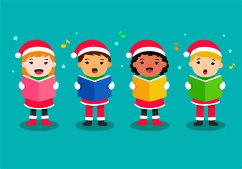 Children Singing Christmas Carols | Stock Images Page | Everypixel