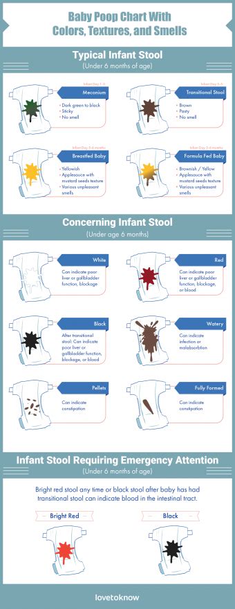 Baby Poop Chart With Colors, Textures, and Smells | LoveToKnow Health ...