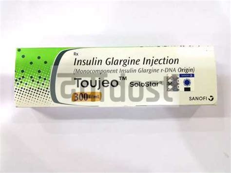 Toujeo 300 U/mL Solostar - Sanofi India Ltd | Buy generic medicines at best price from medical ...