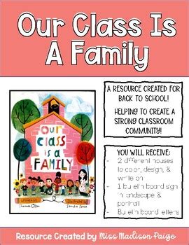 Our Class Is A Family: Book Activity & Bulletin Board by Miss Madison Paige