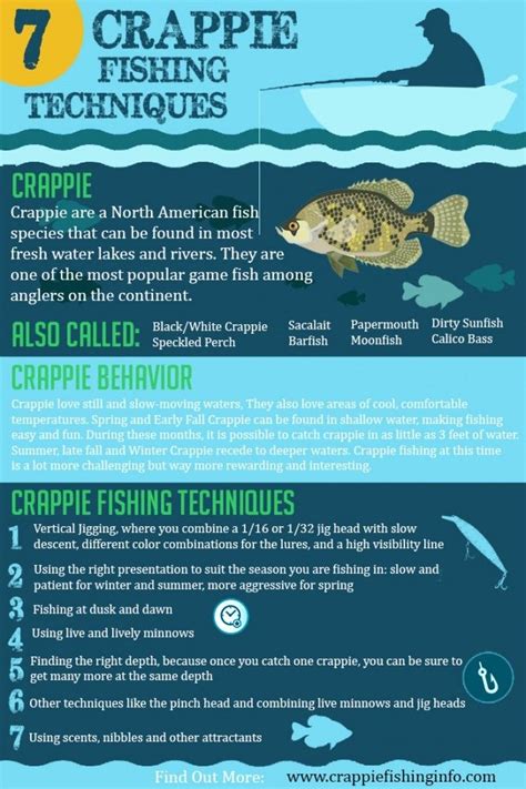 crappie fishing techniques Infographic | How to fish for crappie plus ...