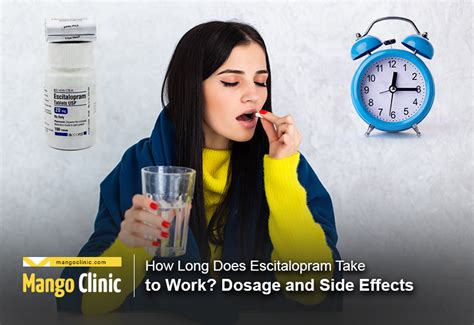 How Long Does Escitalopram Take to Work? Dosage and Side Effects