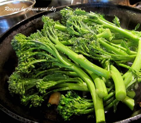 EASY Sauteed Broccolini - 2 Sisters Recipes by Anna and Liz