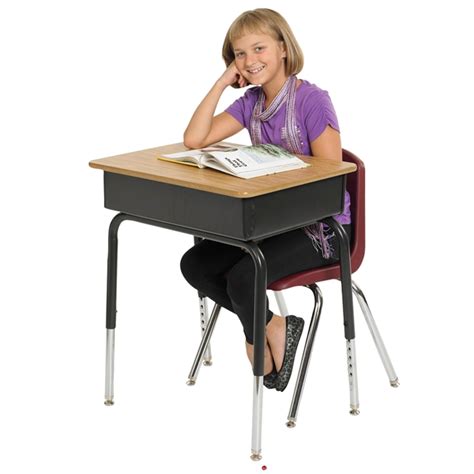 The Office Leader. Astor Open Front Height Adjustable Classroom School Desk