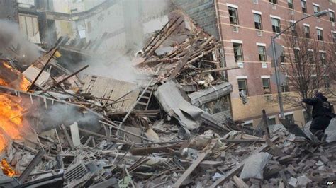 Six dead in New York City buildings collapse - BBC News