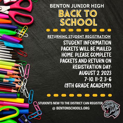 Back To School | Benton School District