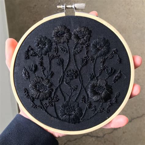 Black on black! : Embroidery