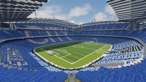 Minecraft - MEGABUILD - Etihad Stadium (Manchester City) [Official] + DOWNLOAD - YouTube