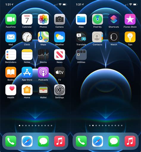 [Feature] New Default Home Screen Layout [iOS 15 Dev Beta 1] : r/iOSBeta