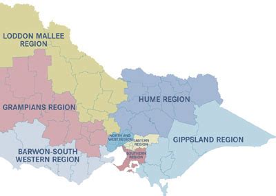 Victoria Map Pictures | Map of Australia Region Political