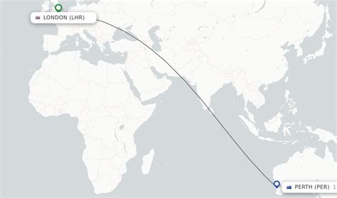 Direct (non-stop) flights from London to Perth - schedules ...