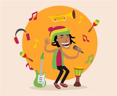 Reggae Music Vector Vector Art & Graphics | freevector.com