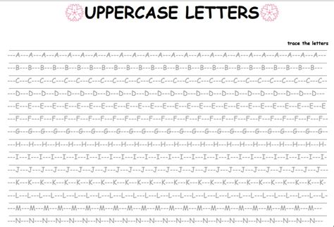 Printable Handwriting Worksheets UPPERCASE and LOWERCASE Letter ...