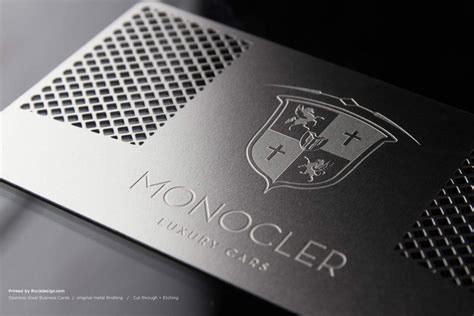 Stainless Steel Business Cards