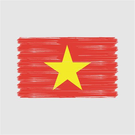 Vietnam Flag Brush. National Flag 10775139 Vector Art at Vecteezy