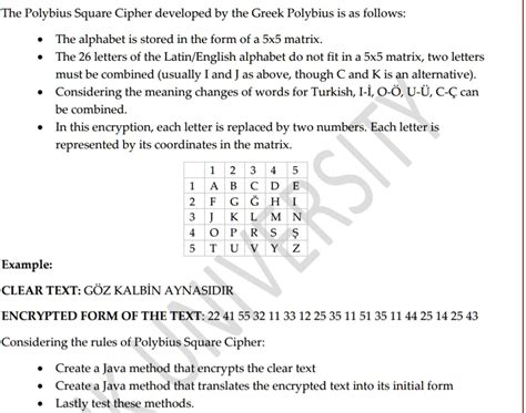 SOLVED: The Polybius Square Cipher, developed by the Greek Polybius, is as follows: The alphabet ...