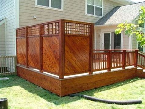 38 Deck Privacy Ideas 23 | Decks backyard, Backyard patio, Patio design