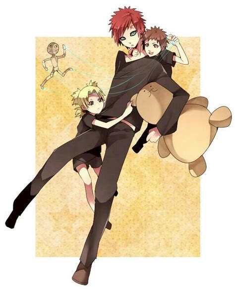 Sand Siblings, Temari, Kankuro, young, childhood, Gaara, older, cute; Naruto | Naruto images ...