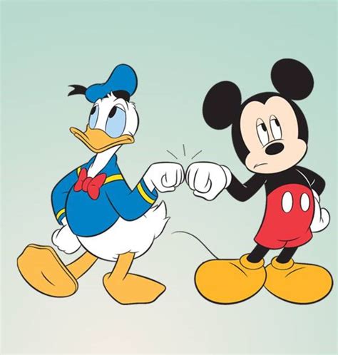 Mickey Mouse and Donald Duck | Mickey mouse donald duck, Donald duck ...