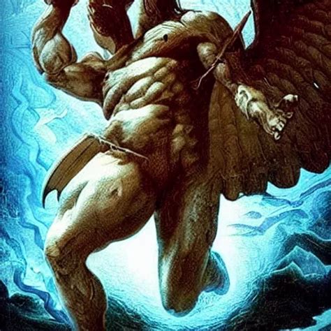 TYPHON The deadliest MONSTER in Greek mythology and | Stable Diffusion