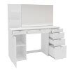 Amelia Vanity Table With Mirror White - Polifurniture : Target