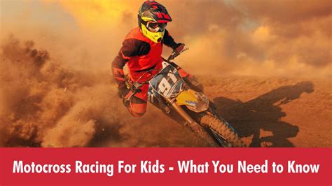 Motocross Racing For Kids - What You Need to Know