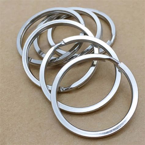 10Pcs Metal Key Holder Split Rings Keyring Keychain Keyfob Accessories ...