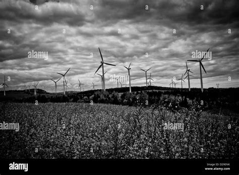 Wind energy industry Black and White Stock Photos & Images - Alamy