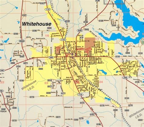 Whitehouse City Map - Whitehouse Texas • mappery