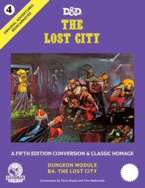 'The Lost City' To Receive the Goodman Games Original Adventures ...