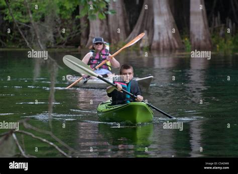 Manatee springs florida child hi-res stock photography and images - Alamy