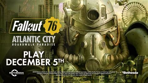 Fallout 76 Atlantic City Boardwalk Paradise Official Gameplay Trailer