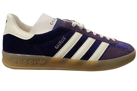 adidas x Gucci Gazelle Purple Velvet (Women's) - 707864 9STU0 5161 - ES