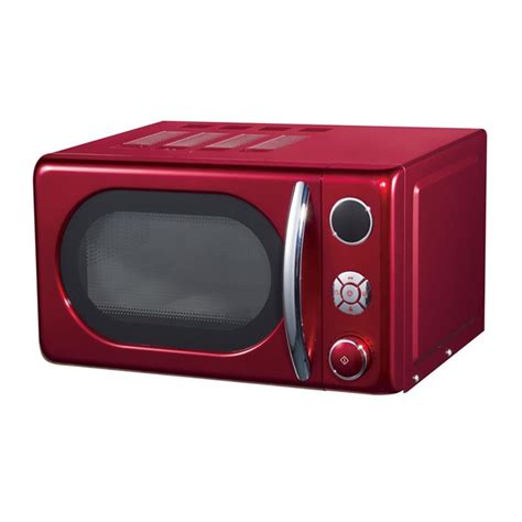 220V 20L Dark Red Digital Type Retro Style Microwave Oven - Retro ...