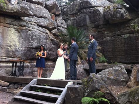 Beautiful wedding I conducted at Kangaroo Valley Bush retreat two weeks ago... what a perfect ...