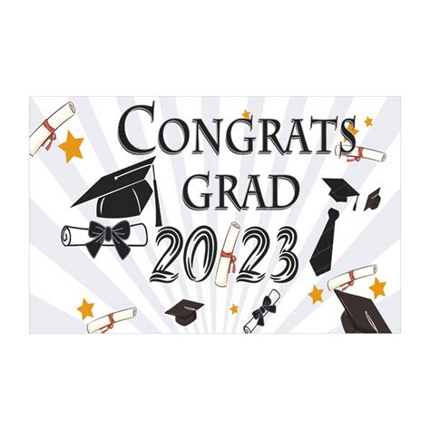 AIUWWUHD Graduation Season Banner Background Cloth Graduation Banner ...