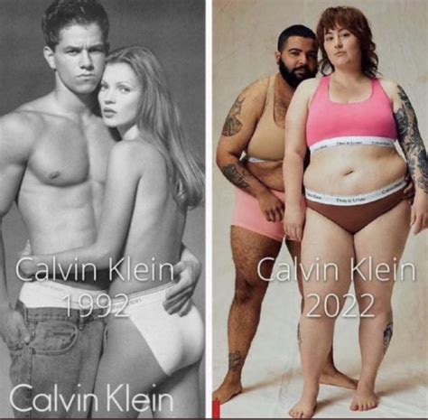 Calvin Klein 1992 vs 2022 : r/facepalm