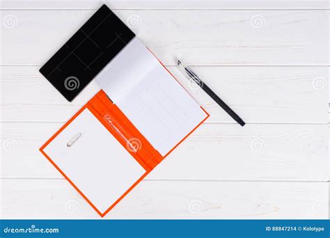 Open Blank Page of a Diary with a Pen for Making Appointments an Stock Photo - Image of paper ...