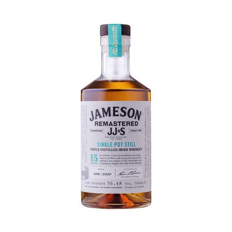 Jameson Remastered 500ml Transparent Background V1 - GreatDrams