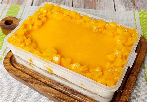 Mango Graham Ref Cake - Yummy Kitchen