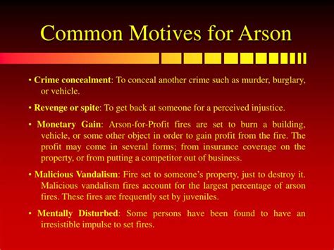 PPT - Arson PowerPoint Presentation - ID:5381235