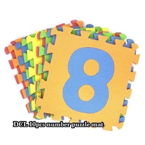 Numbers Puzzle Mat 10 Pcs. | Shopee Philippines