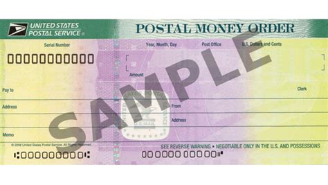 Money Order Sample For Uscis | PDF Template